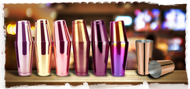 2 pc Tin On Tin Shaker 18 & 28 Oz